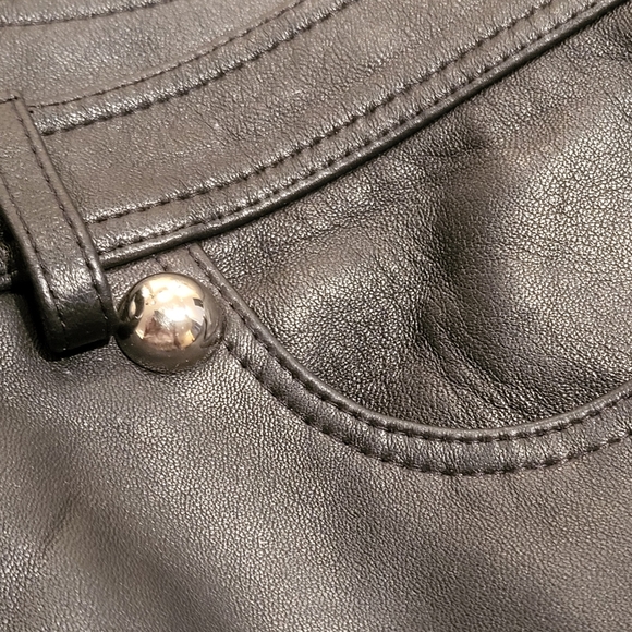 Christopher Kane Black Studded Leather Pants - Picture 12 of 12